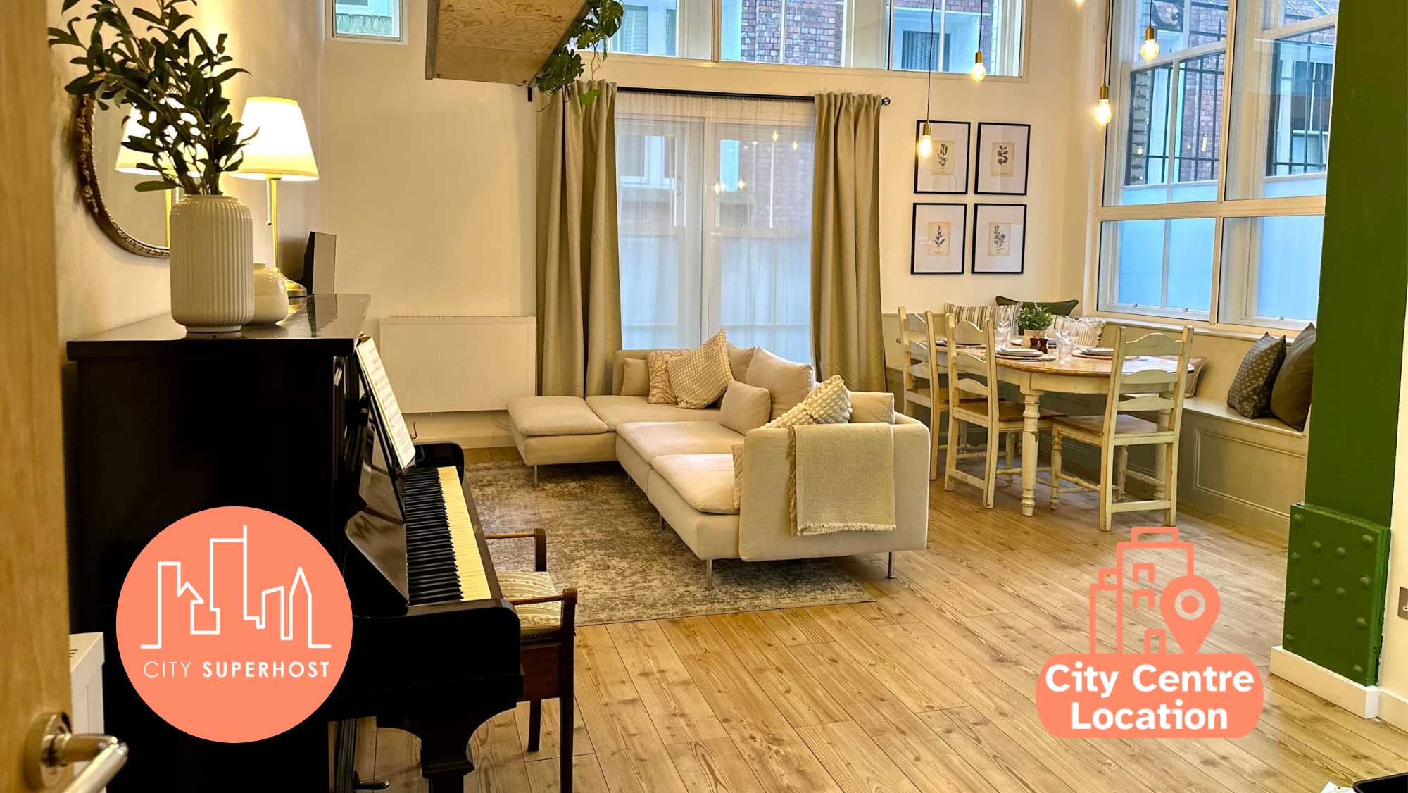 Heritage City Centre Loft | 2 Baths | Piccadilly