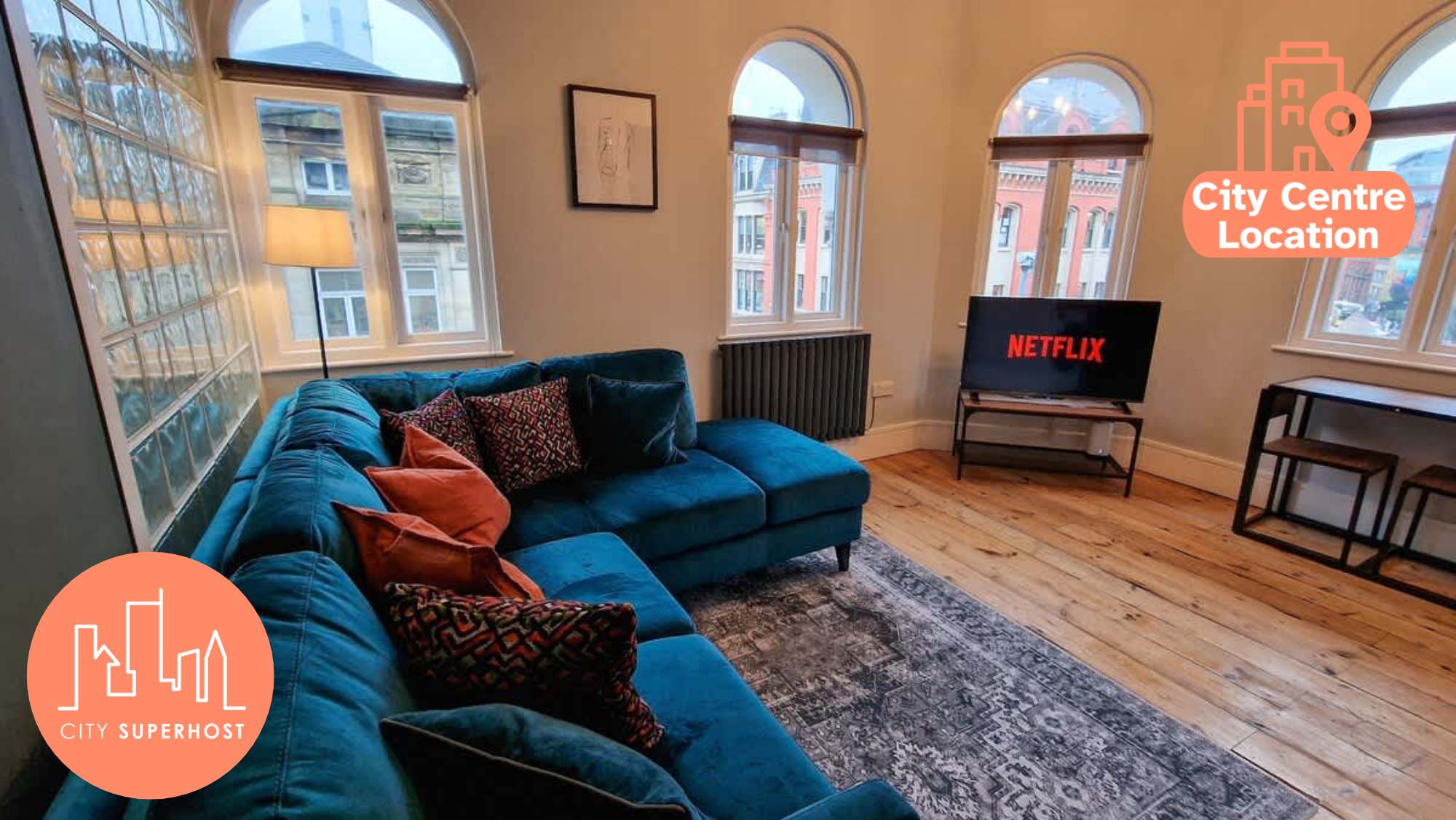 Northern Quarter Flat | 2 Baths | City Centre