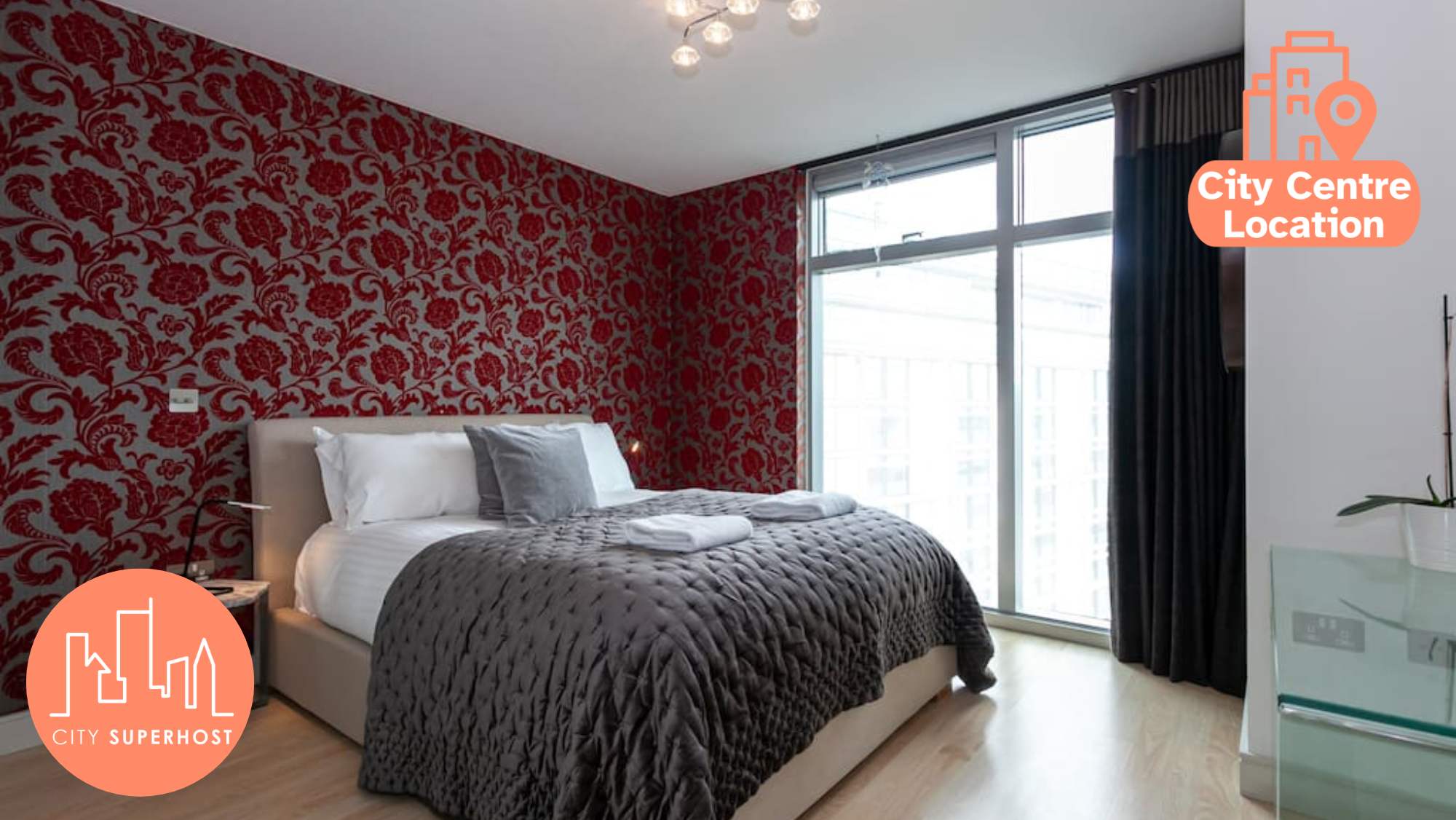 Skyrise Deansgate Flat | Balcony | 1Gb WiFi