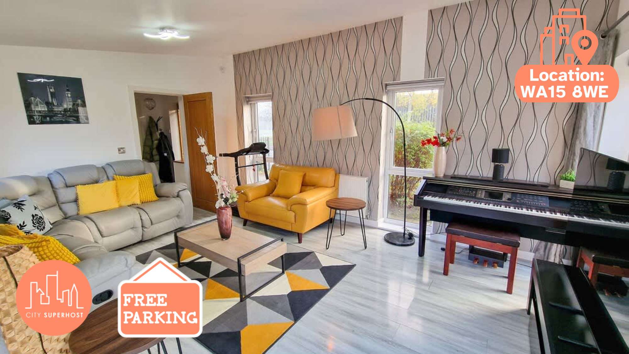 4 Bed Altrincham Home | Free Parking
